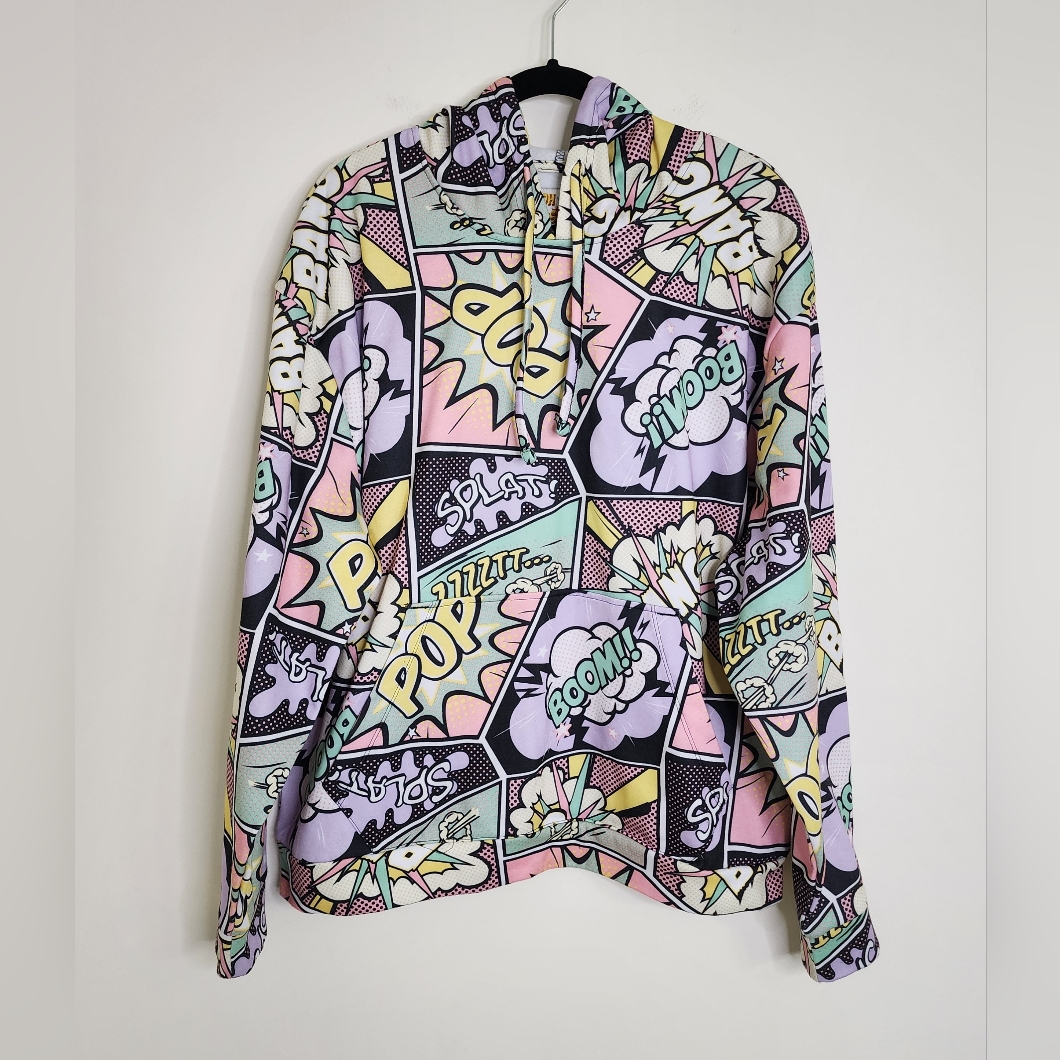Oh Snap! Unisex Graphic Comic Print Hoodie Sweater Casual Grunge Streetwear 2xl